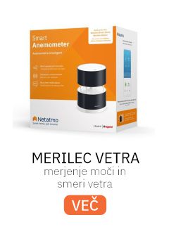 Netatmo merilec vetra